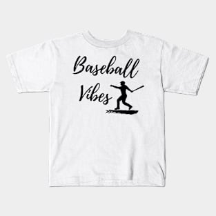 Baseball Vibes Kids T-Shirt